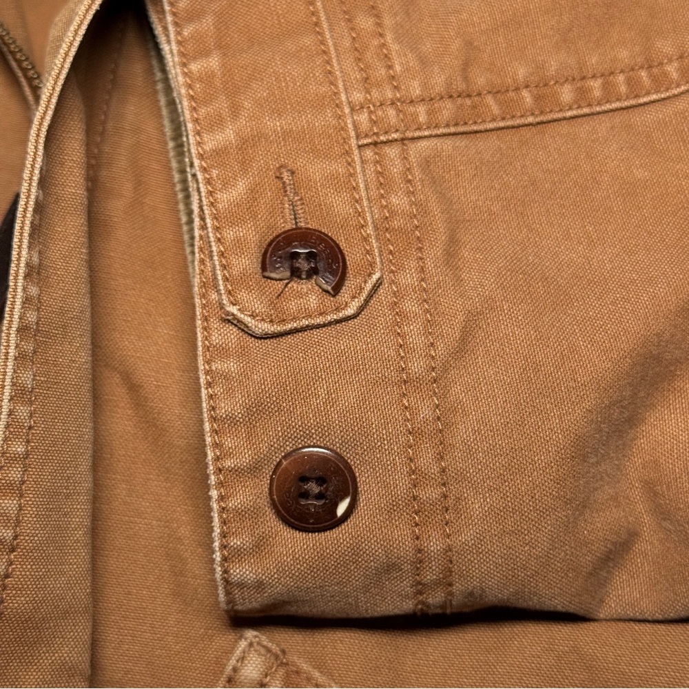LL Bean Chore Barn Coat Field Jacket Mens Sz 2XL Corduroy Collar & Cuffs - Picture 12 of 12